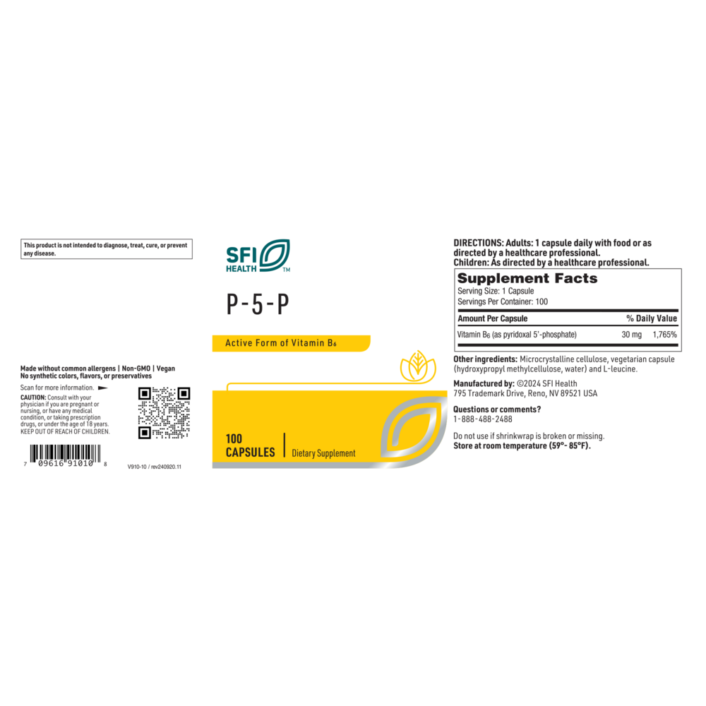 P-5-P – Active Vitamin B6