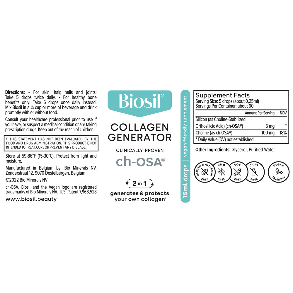 BioSil® Collagen Generator – Drops