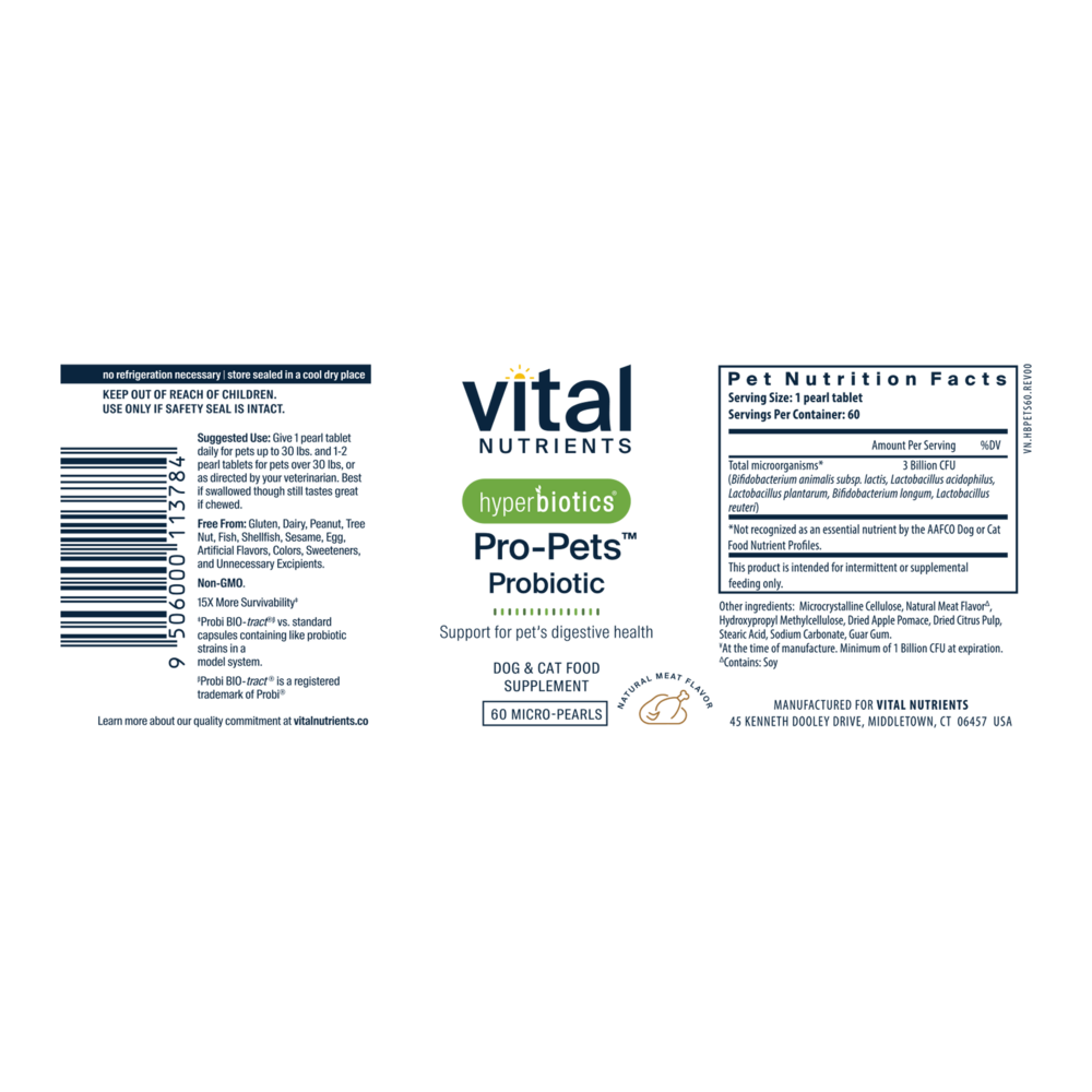 Hyperbiotics Pro-Pets™ Probiotic