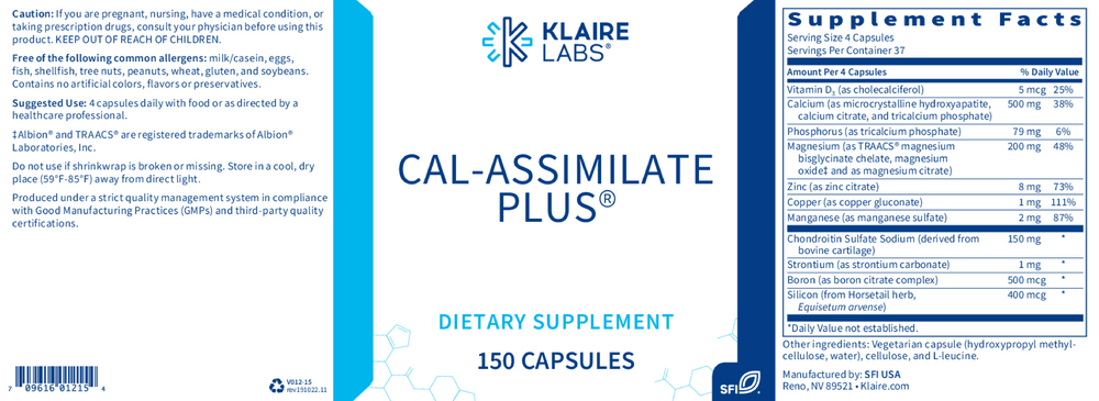 Cal-Assimilate Plus® – Bone & Tissue Support