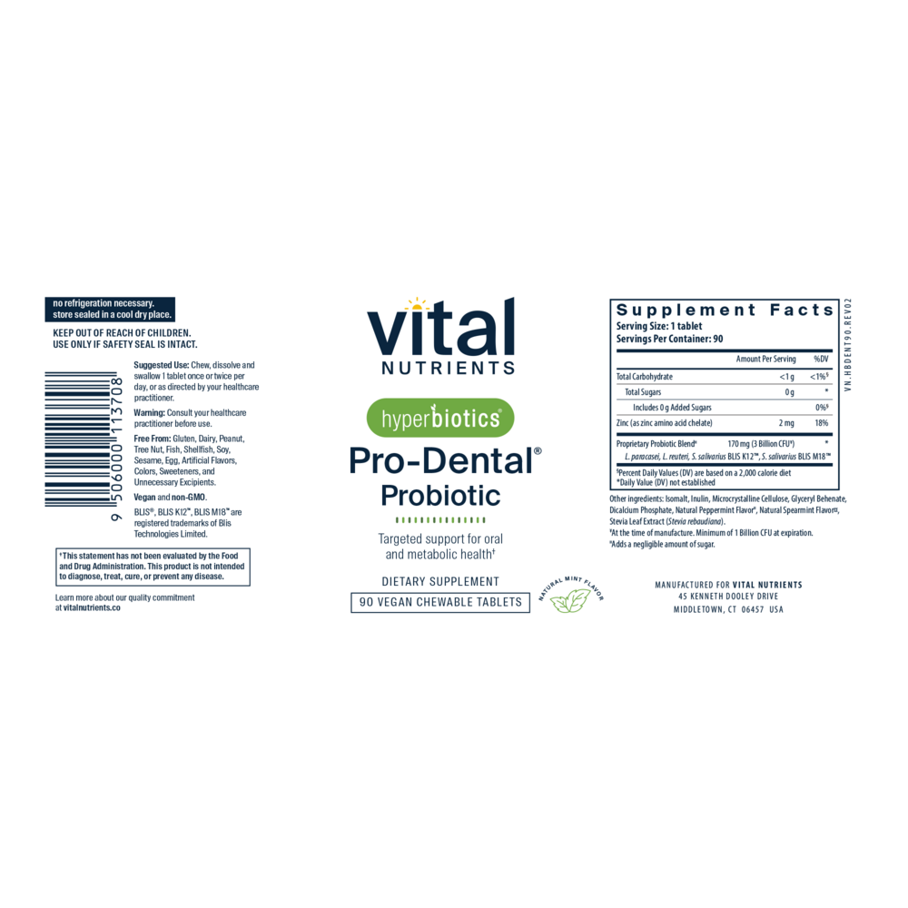 Hyperbiotics Pro-Dental Probiotic