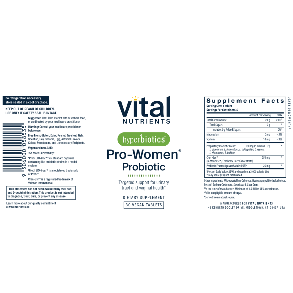 Hyperbiotics Pro-Women Probiotic