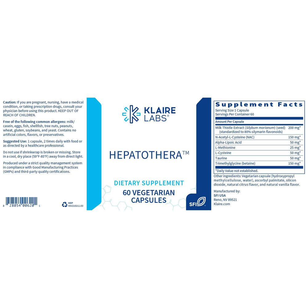HepatoThera™ – Liver Detoxification & Antioxidant Support
