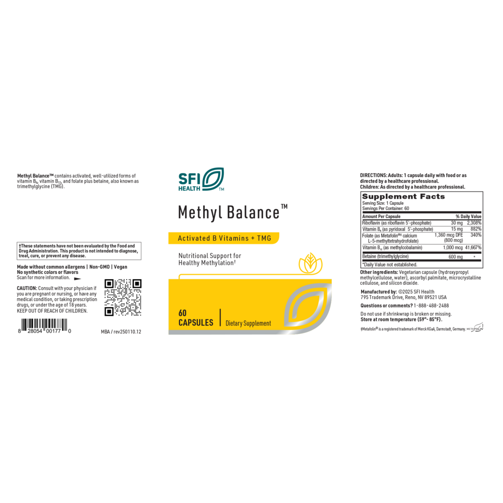 Methyl Balance™ – Activated B Vitamins + TMG