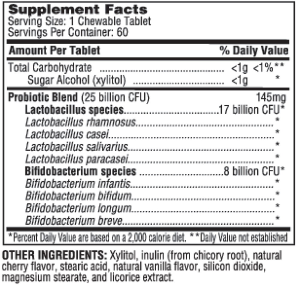 Ther-Biotic® Kid’s – Children’s Chewable Probiotic