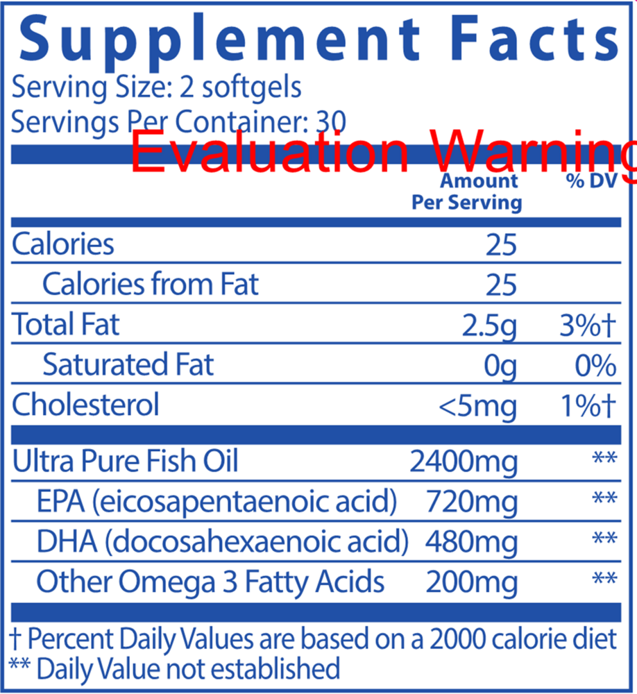 Ultra Pure Fish Oil 700
