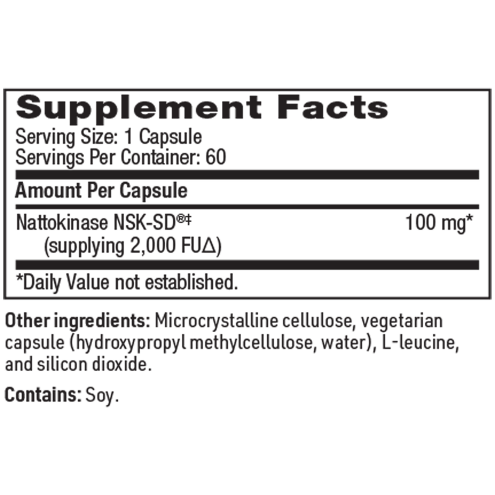 Nattokinase NSK-SD® – Circulatory Support