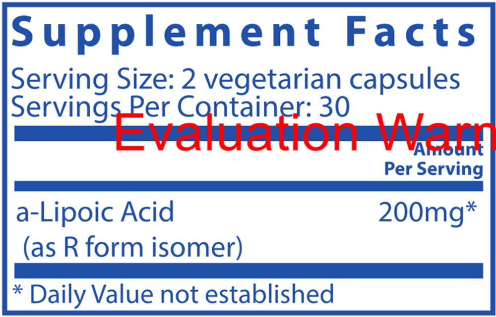 R-Lipoic Acid