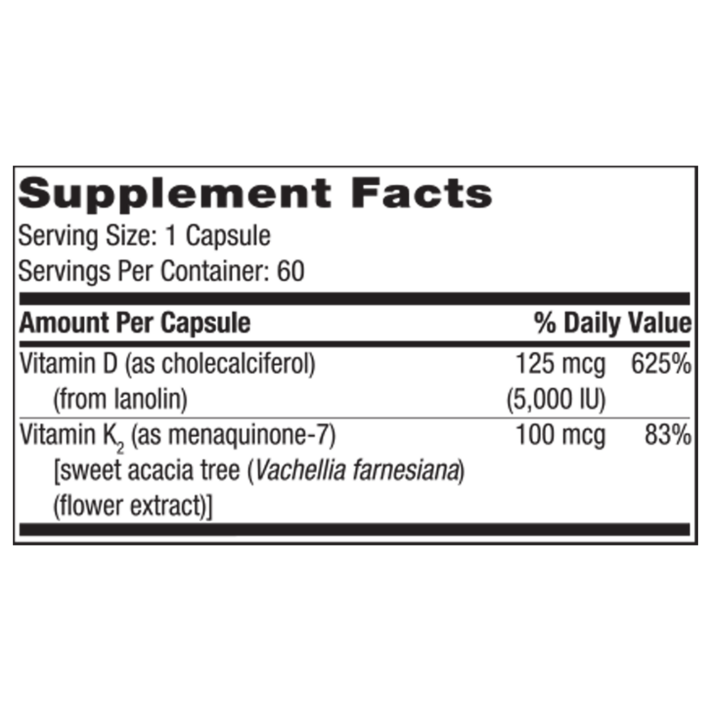 Vitamin D Plus K – Bone & Heart Support