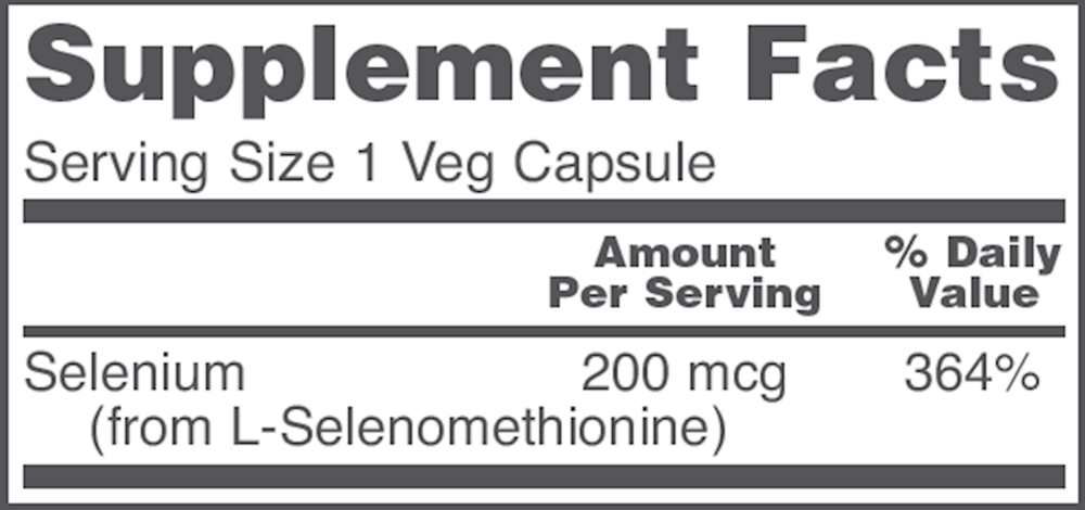Selenium 200mcg