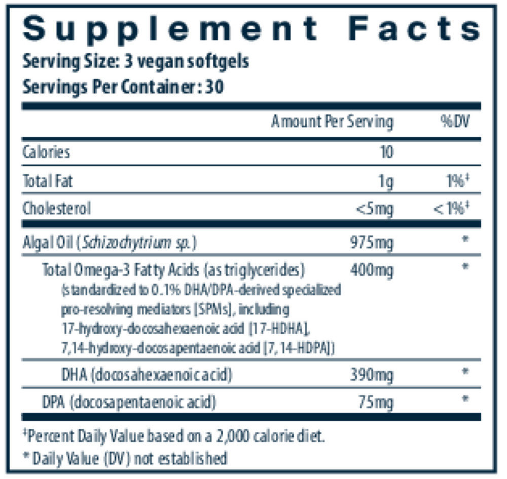 Ultra Pure® Vegan Omega SPM+