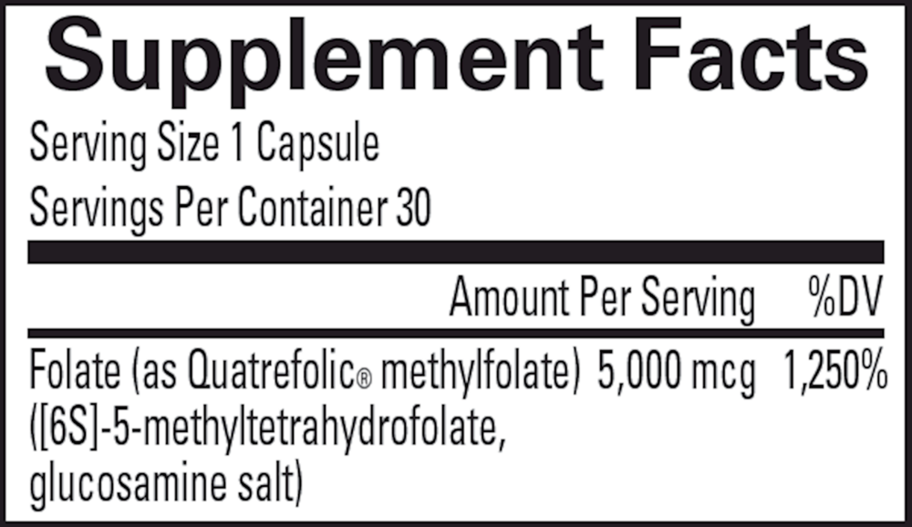 MethylFolate 5 mg – Brain & Mood Support