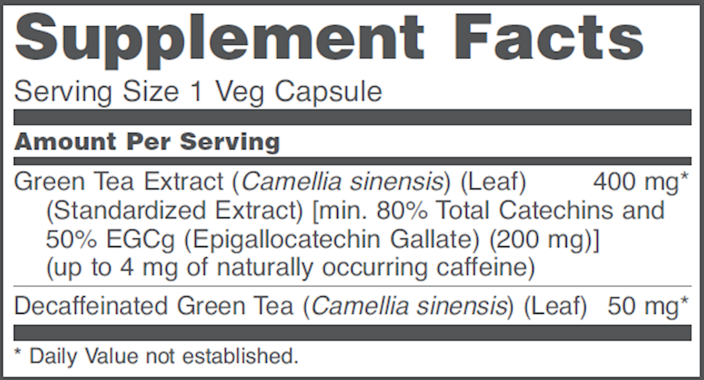 EGCg Green Tea Extract