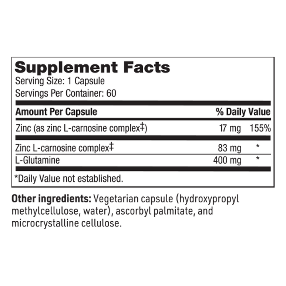 Endozin™ – Gut Barrier & Gastric Lining Support