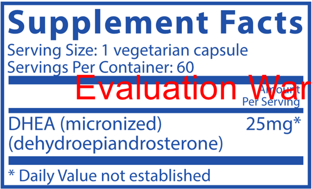 DHEA (micronized) 25mg