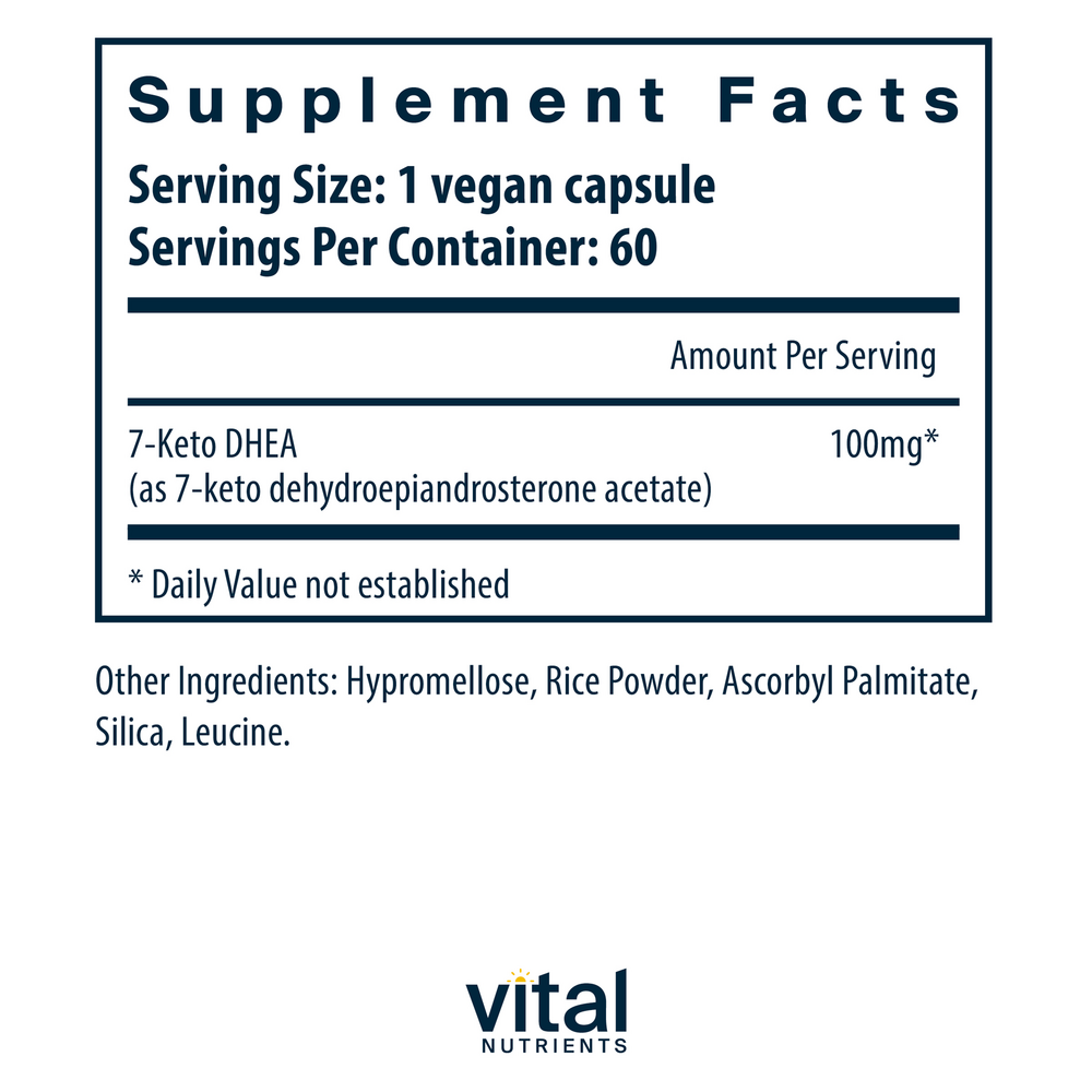 7-Keto DHEA 100mg