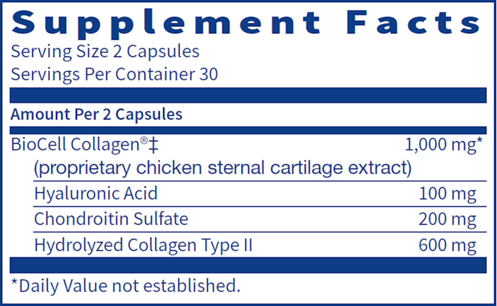 Collagen Type II – Joint & Skin Support