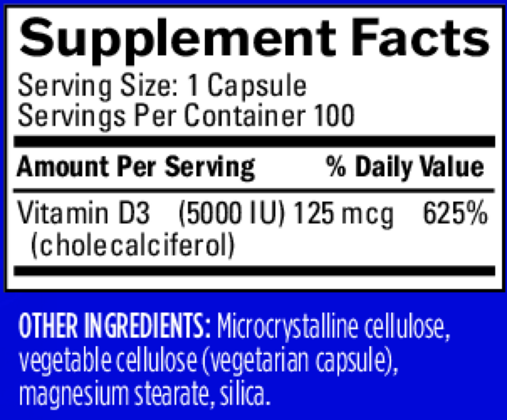 Vitamin D3 5000 – High Potency