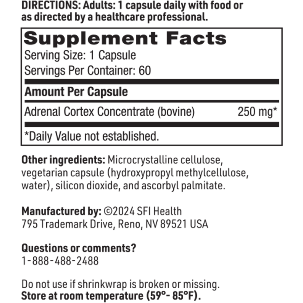 Adrenal Cortex – Adrenal & Cortisol Support