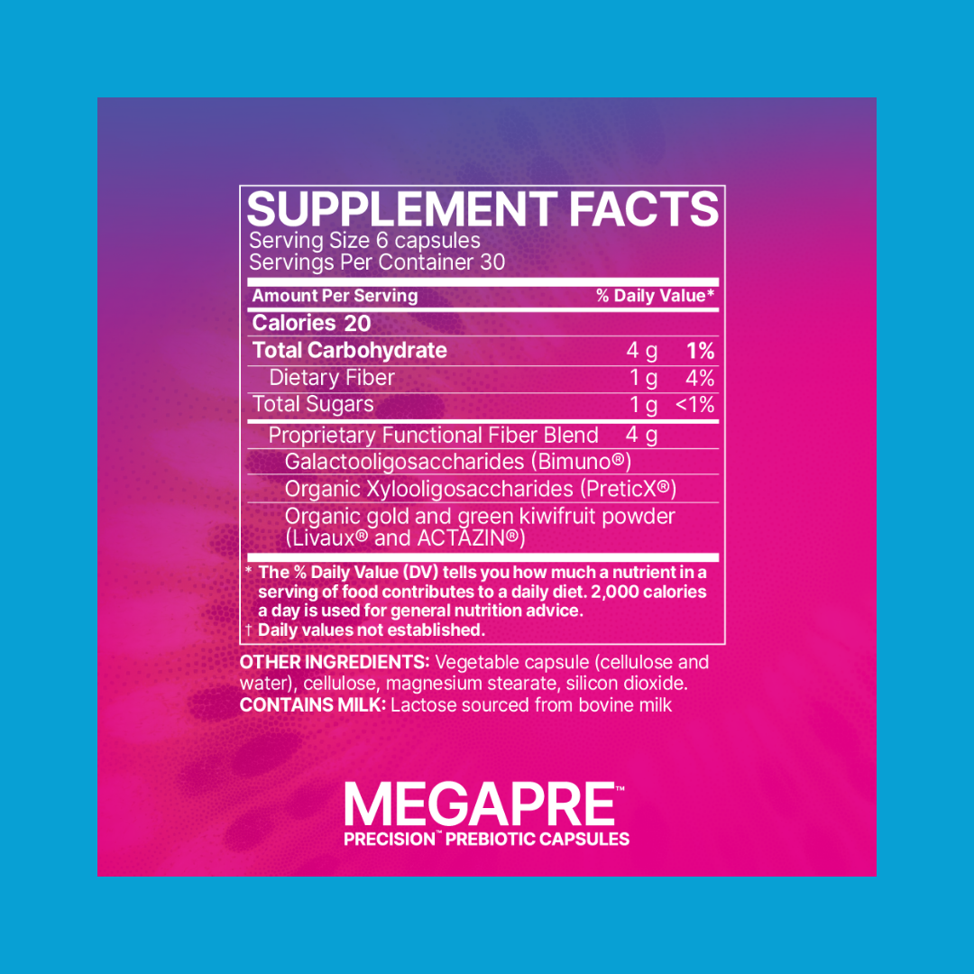 MegaPre Capsules- Gut Health & Microbial Support