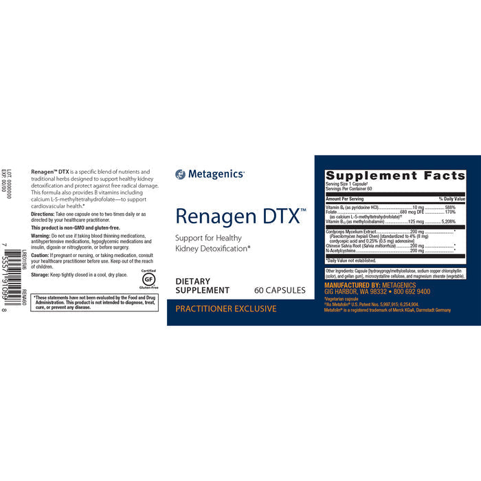 Renagen DTX - ROCK RIDGE PHARMACY