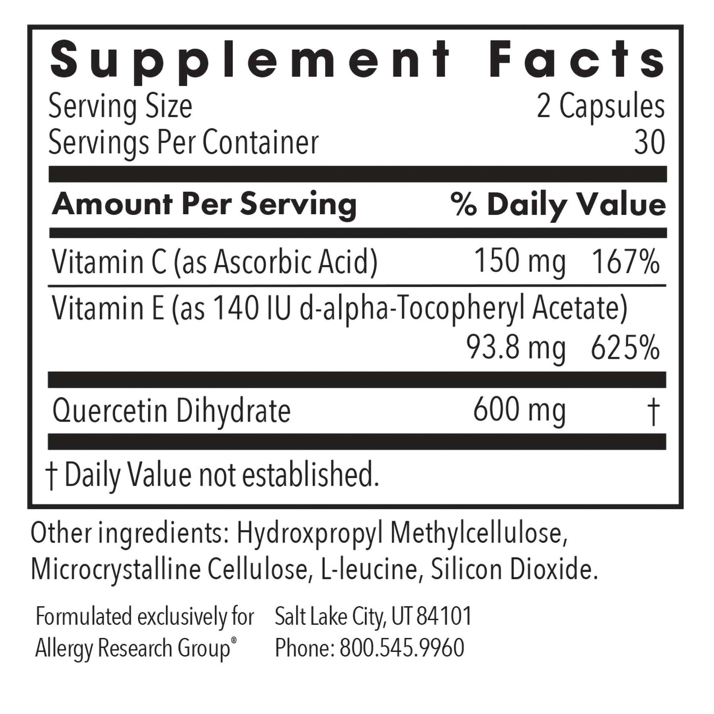 Quercetin 300 – High Quality Quercetin Supplement