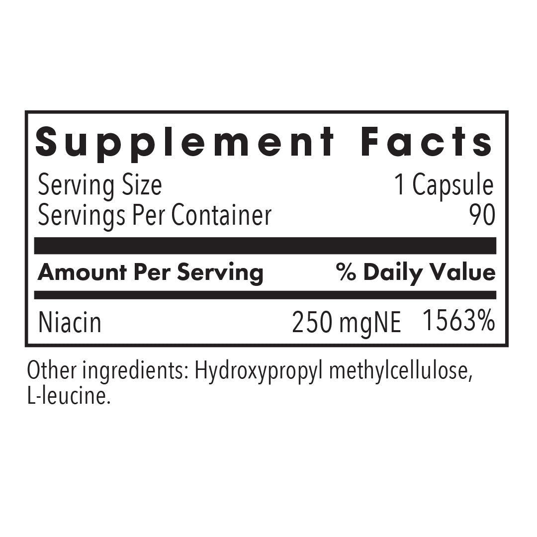 Niacin 250 mg Supplement – Support for Cellular Energy & Metabolism