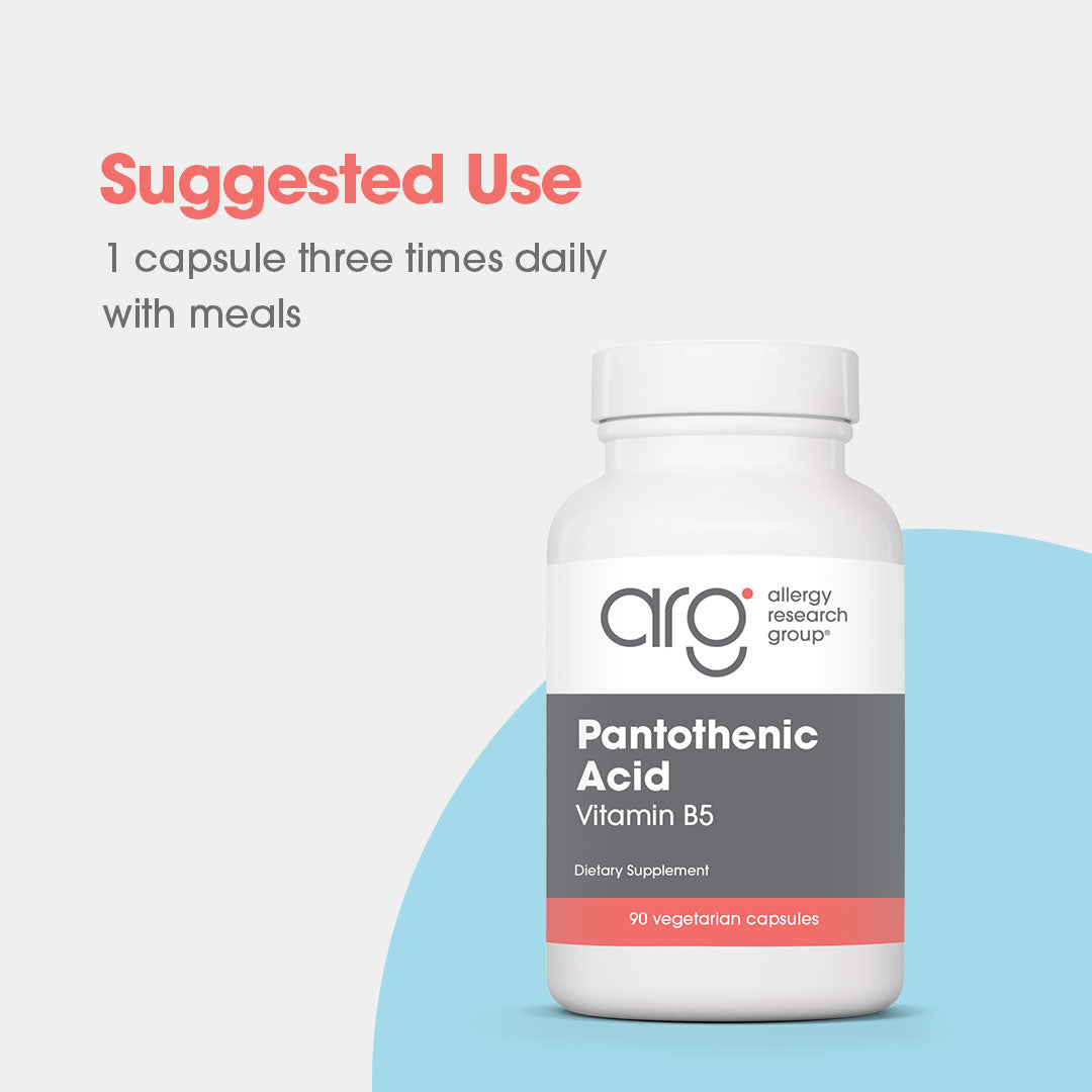 Pantothenic Acid – Vitamin B5 for Energy & Adrenal Support