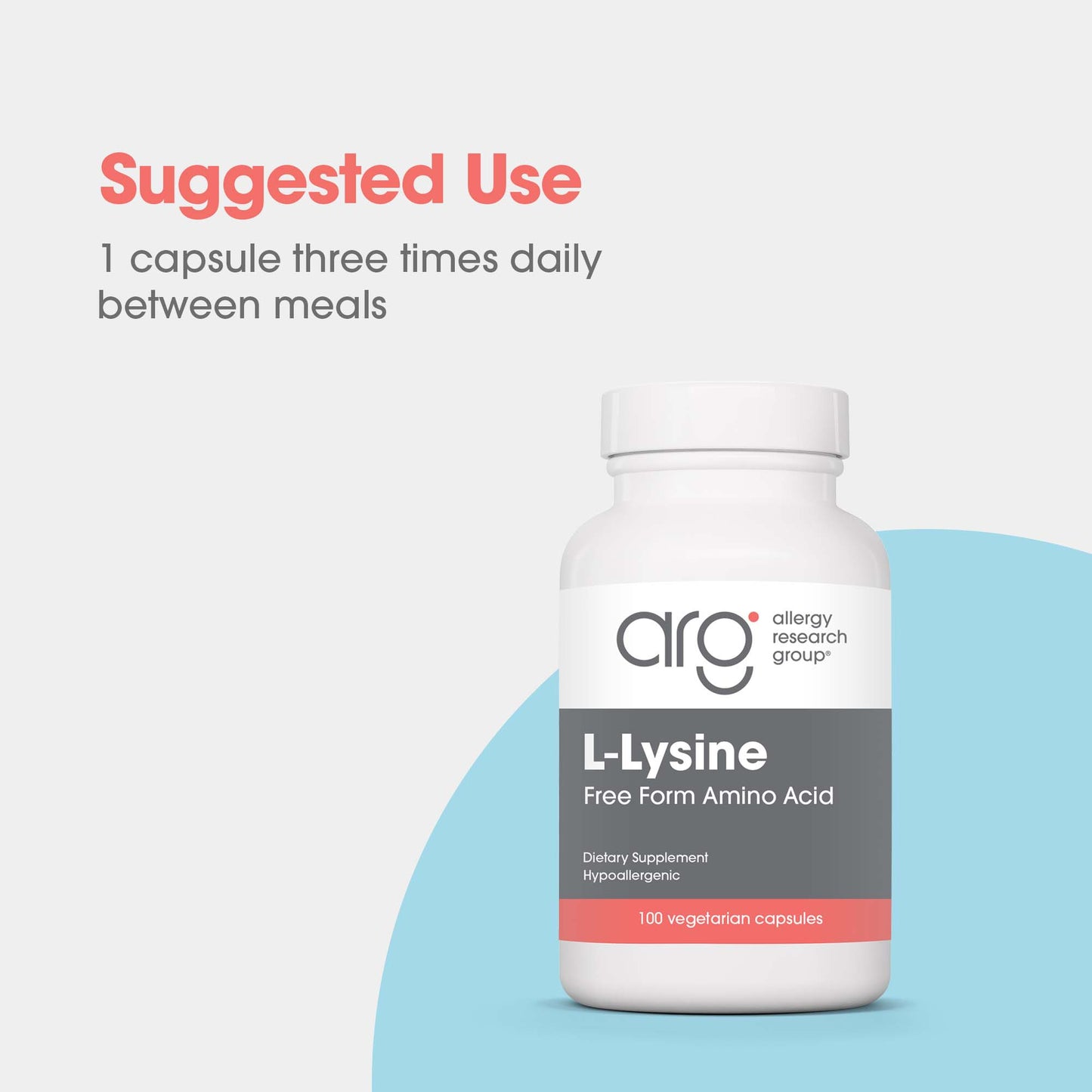 L-Lysine 500 mg – Supports Calcium Absorption, Collagen Formation, and Bone Health