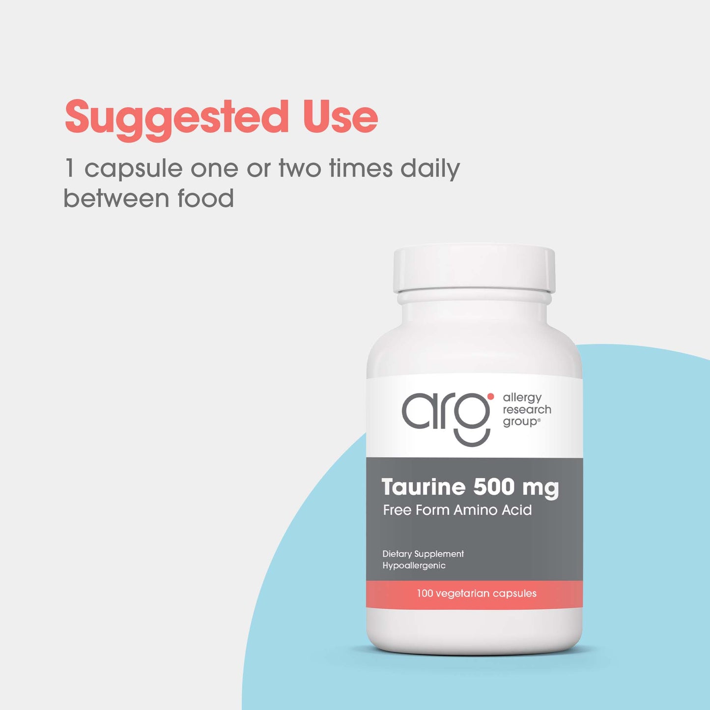 Taurine 500 mg – Amino Acid Support for Health & Vitality