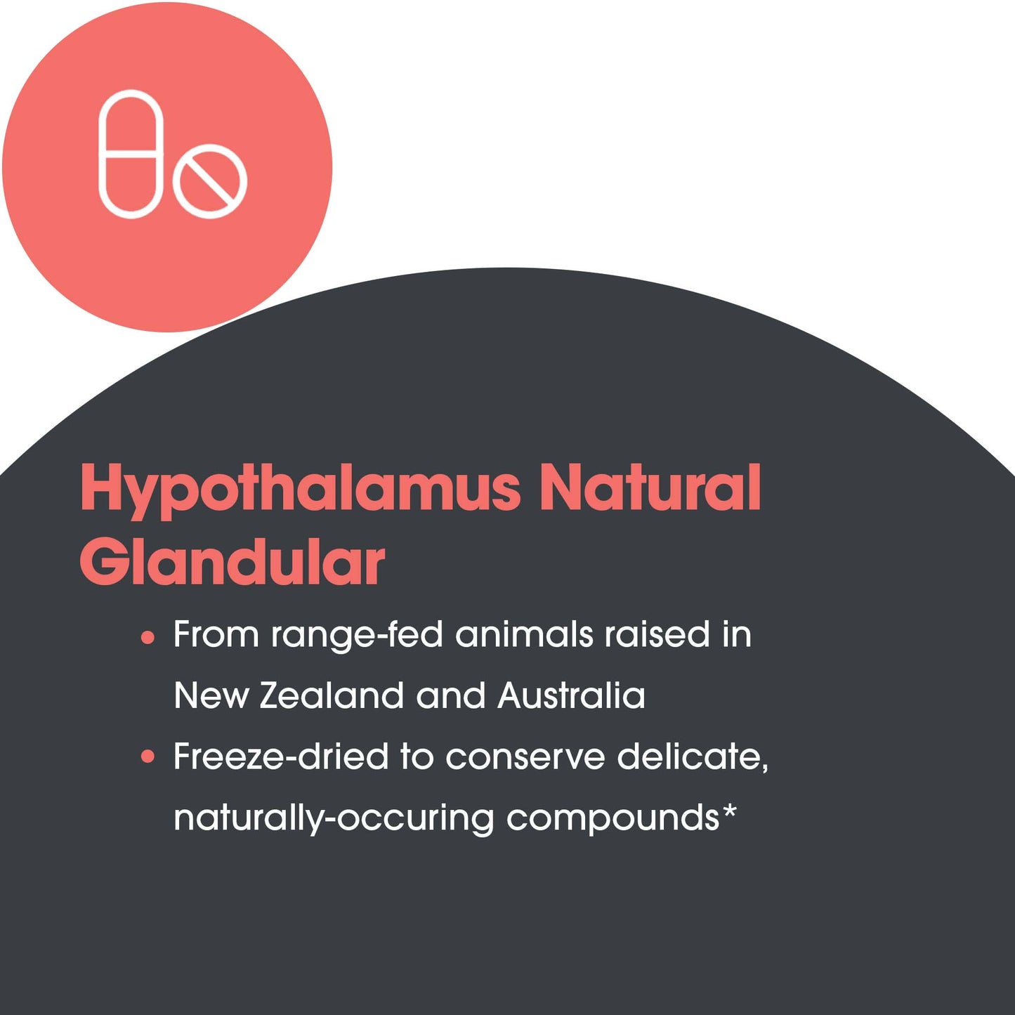 Hypothalamus Glandular Supplement – Supports Hormonal Health