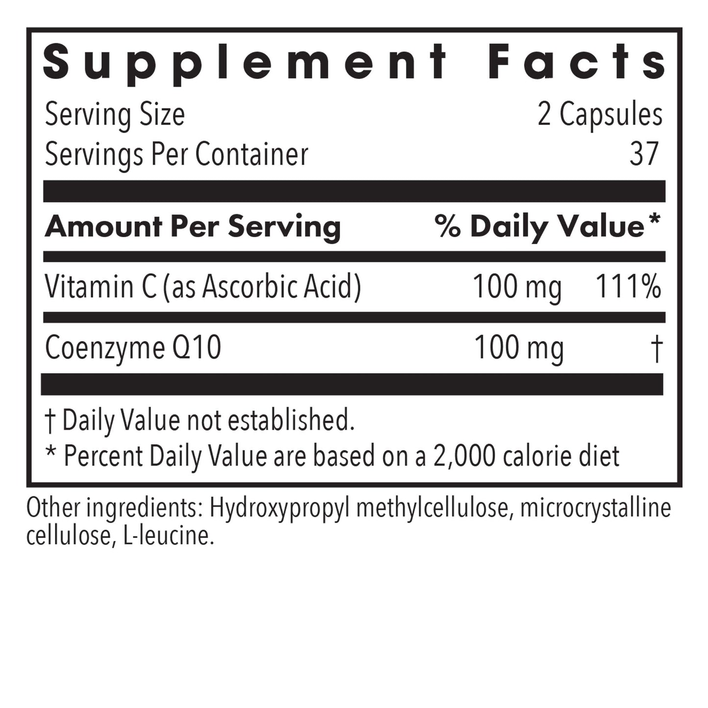 Coenzyme Q10 (CoQ10) Supplement – Essential for Cellular Energy & Antioxidant Support