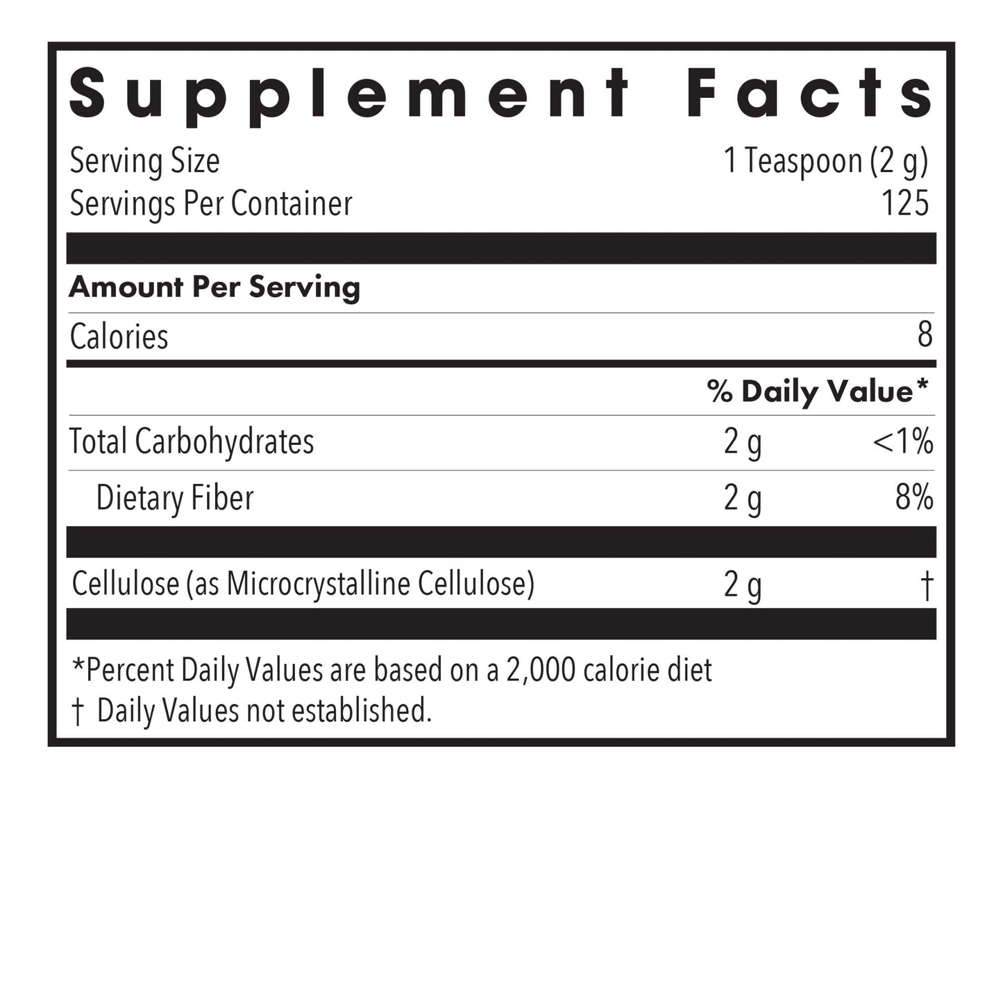 Cellulose Powder – Support Healthy Digestion & Elimination