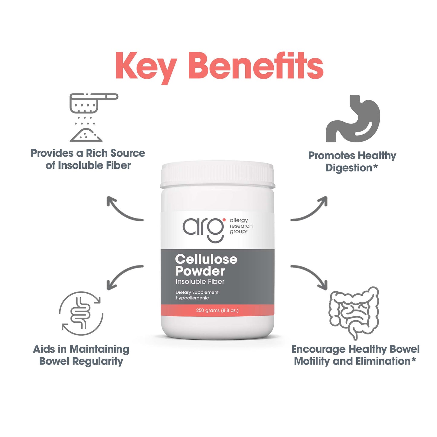 Cellulose Powder – Support Healthy Digestion & Elimination