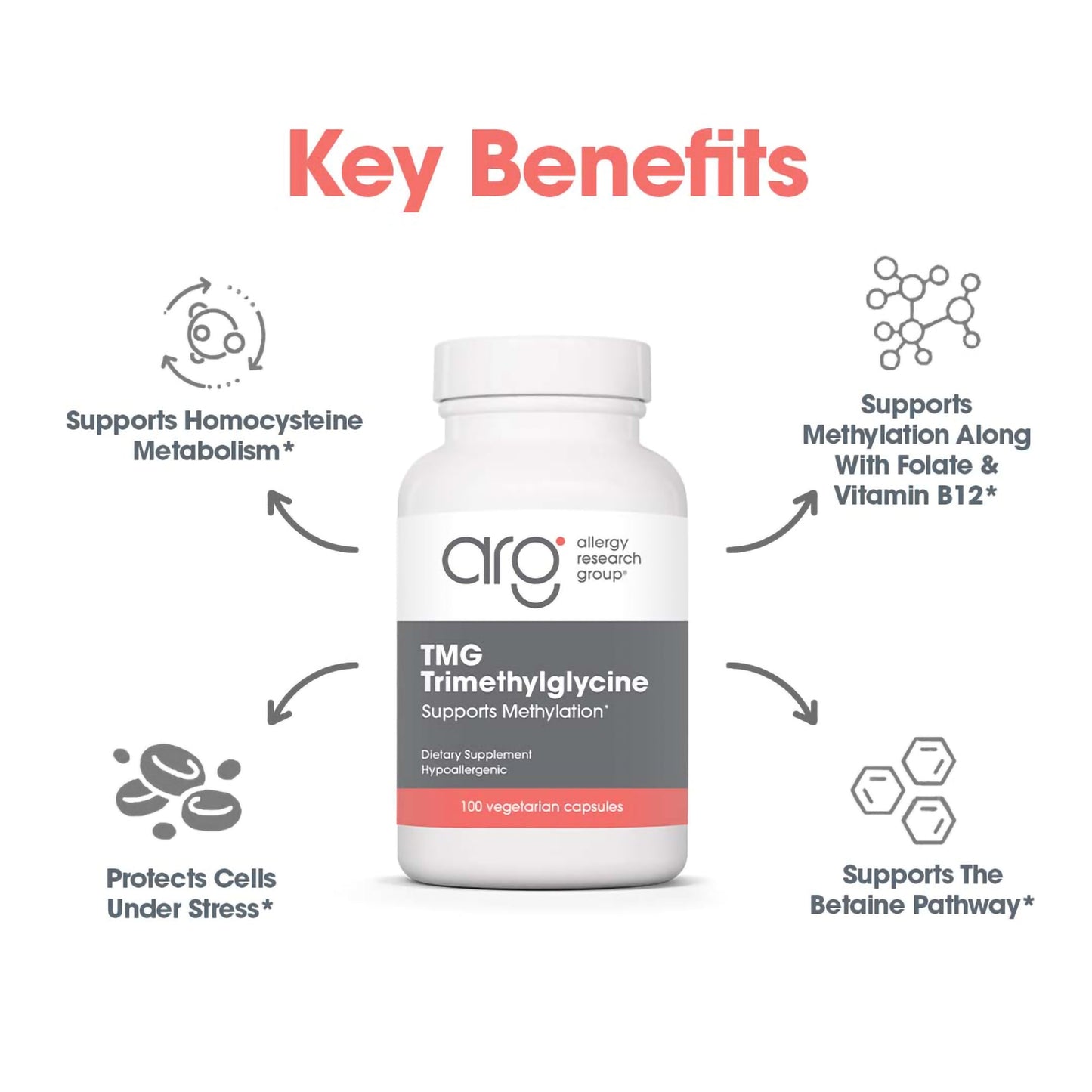 TMG Supplement – Supports Homocysteine Metabolism & Cellular Health