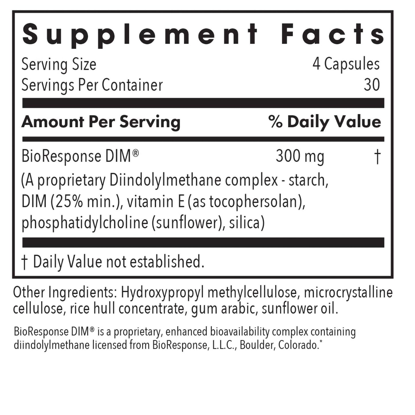 DIM Enhanced Delivery System – BioResponse DIM® for Optimal Estrogen Metabolism
