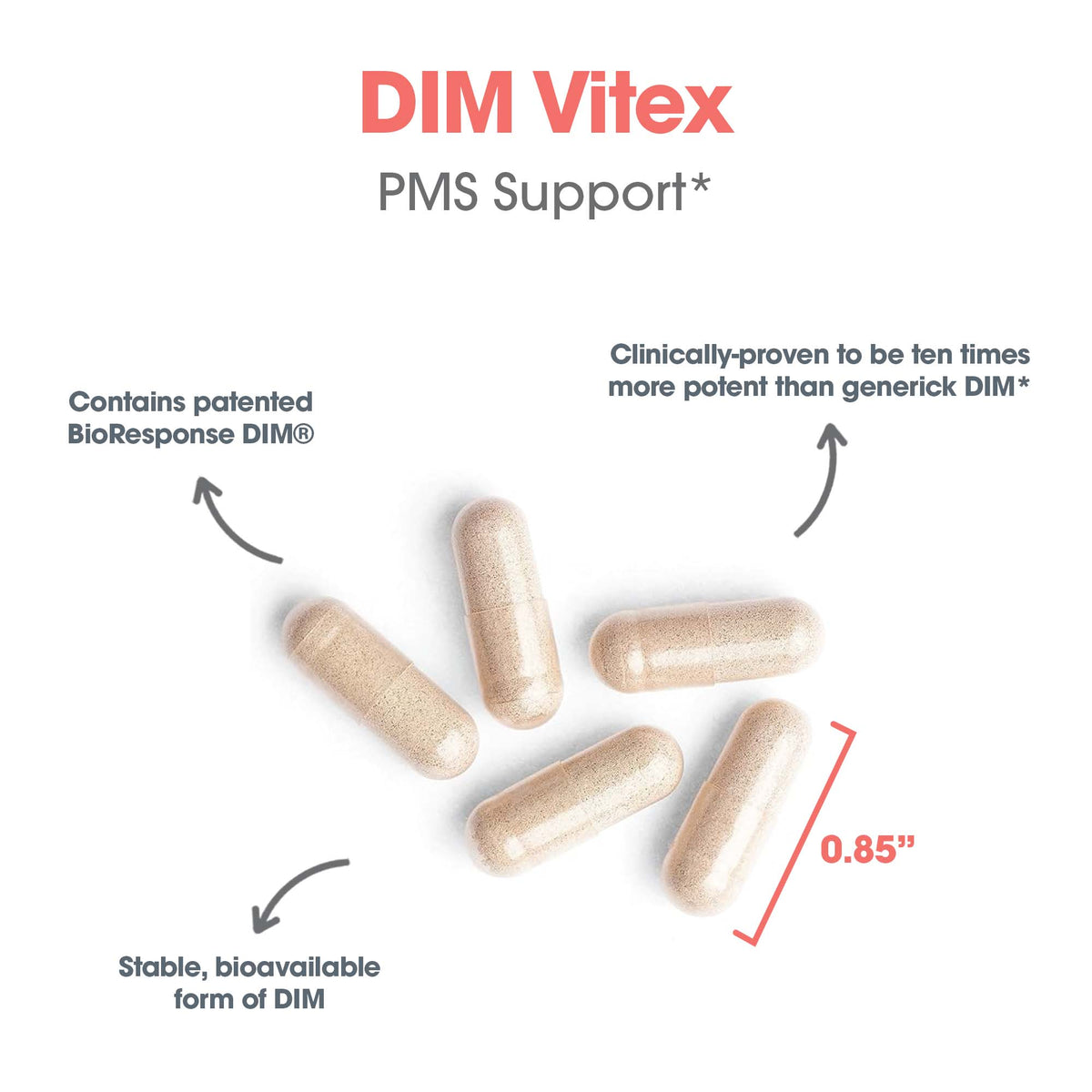 DIM Vitex – PMS & Hormonal Support