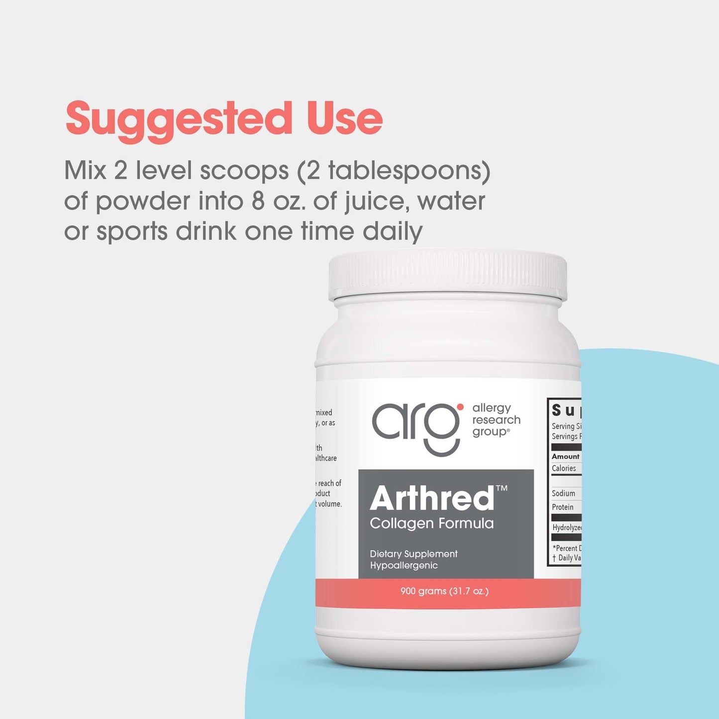 Arthred™ Collagen Powder – Hydrolyzed Collagen for Connective Tissue Support
