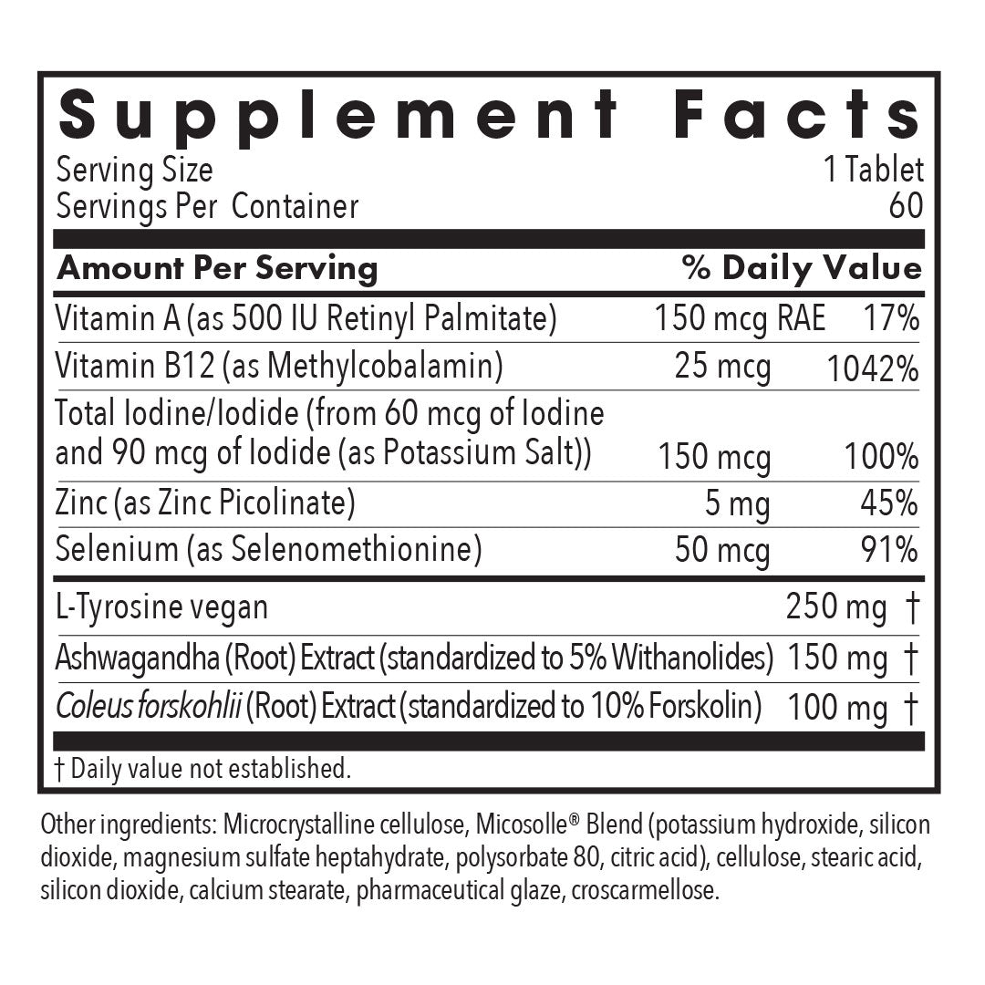 Thyroid Nutrition – Supports Healthy Thyroid Function with Iodine & Essential Nutrients