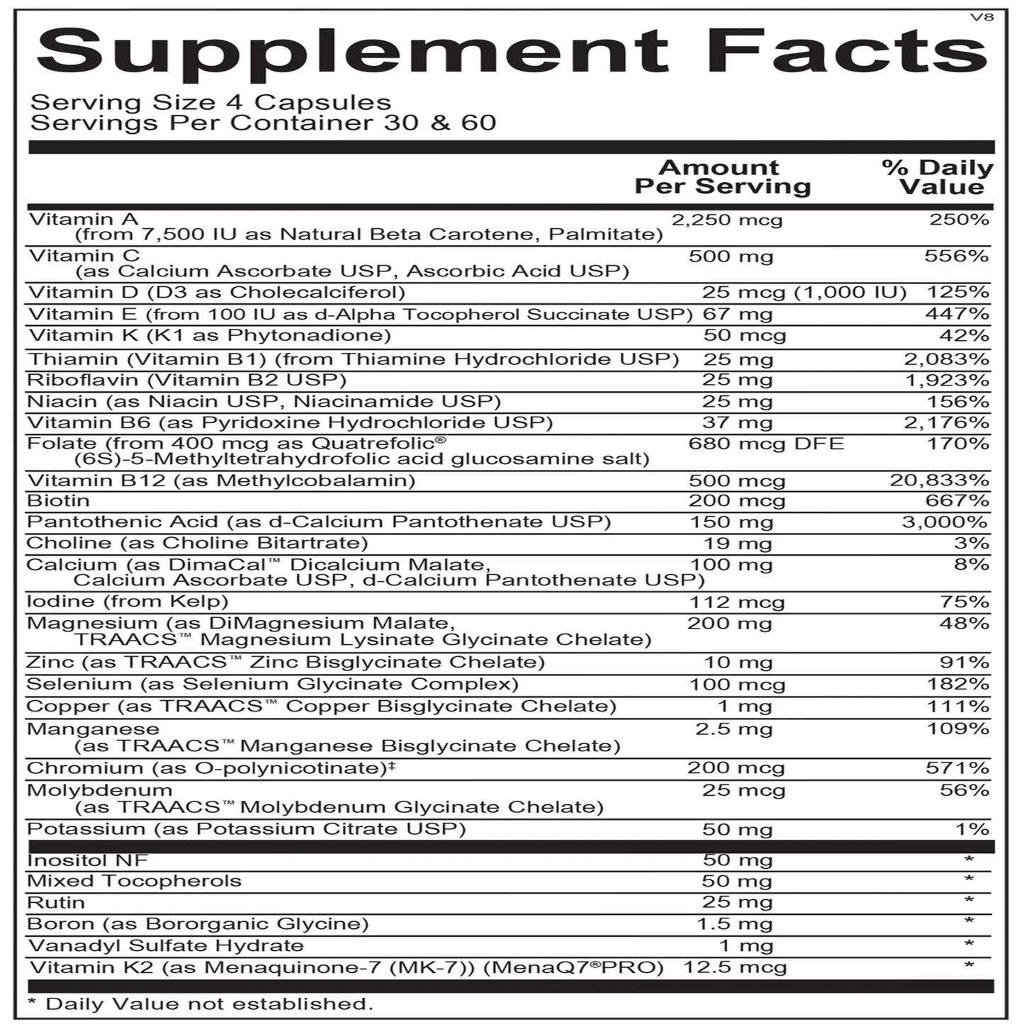 Alpha Base Capsules without Iron - Melcon's Pharmacy