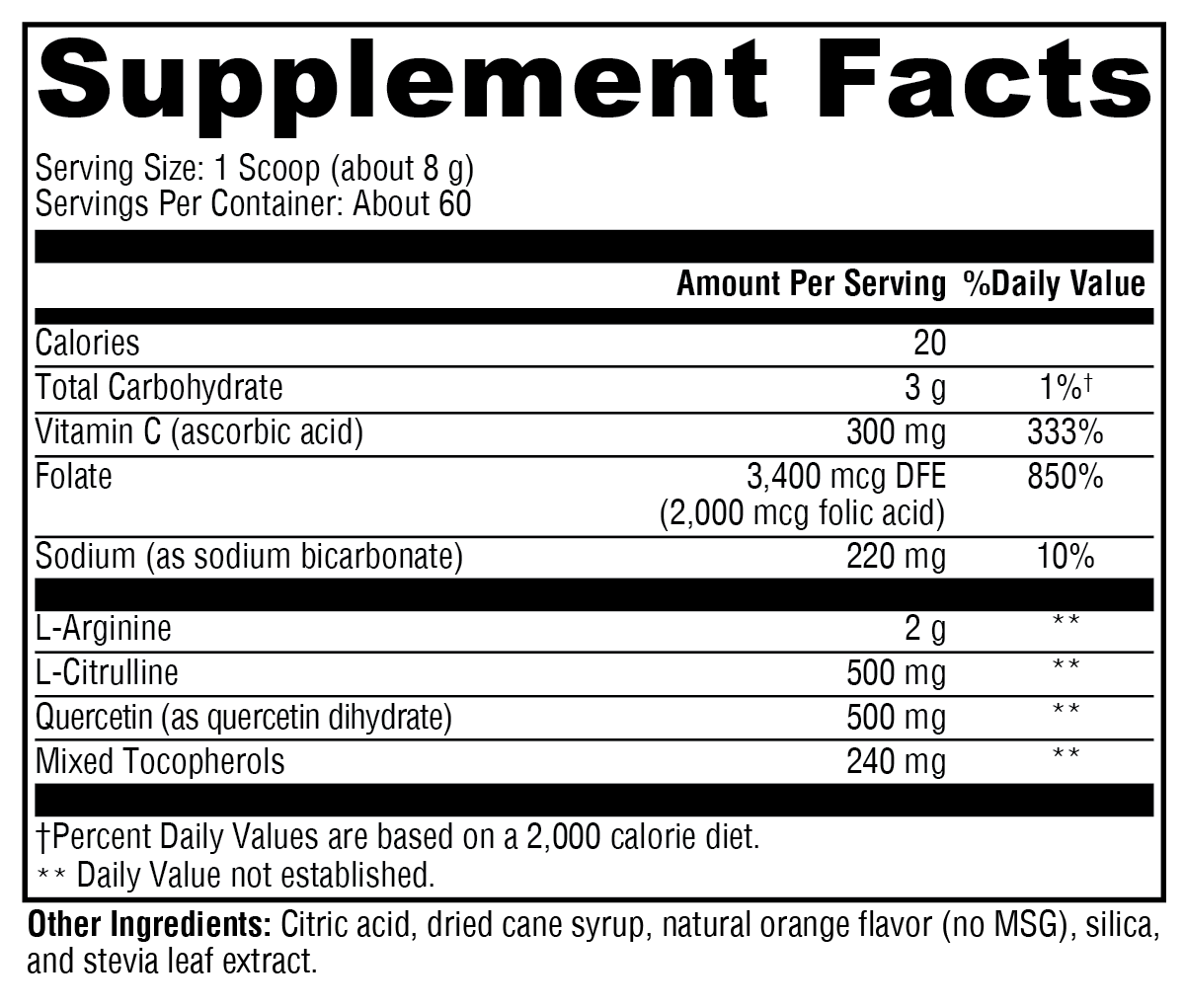 AngiNOX™ Orange – Nitric Oxide Support for Circulation, Performance, and Cognitive Health