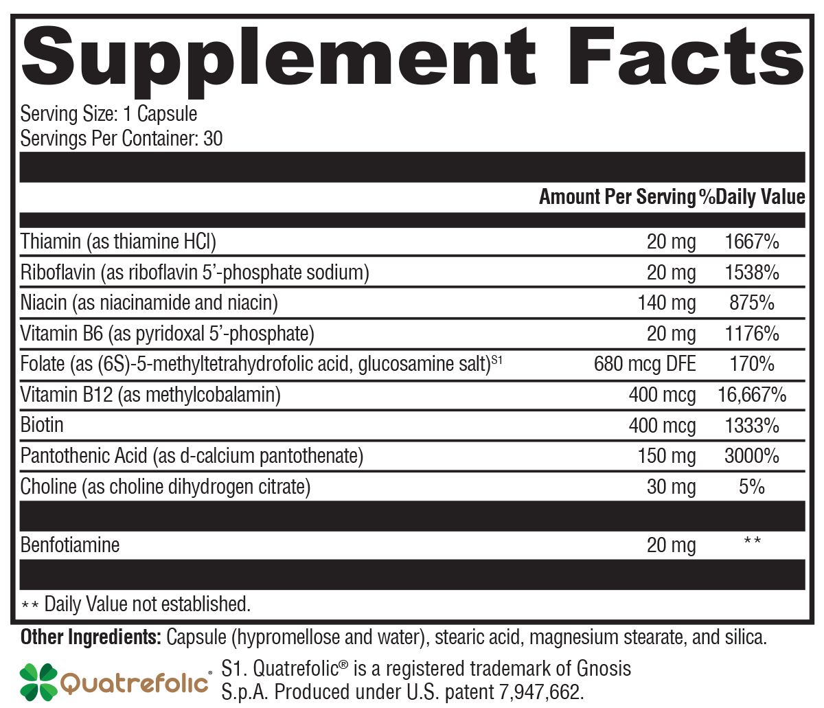 B Activ® – Complete Activated B-Complex for Energy, Stress, and Nervous System Support