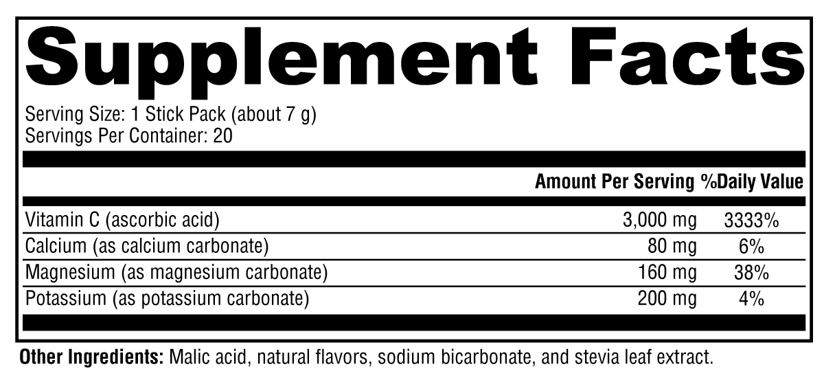 Buffered C Powder – High-Potency Vitamin C Immune and Antioxidant Support