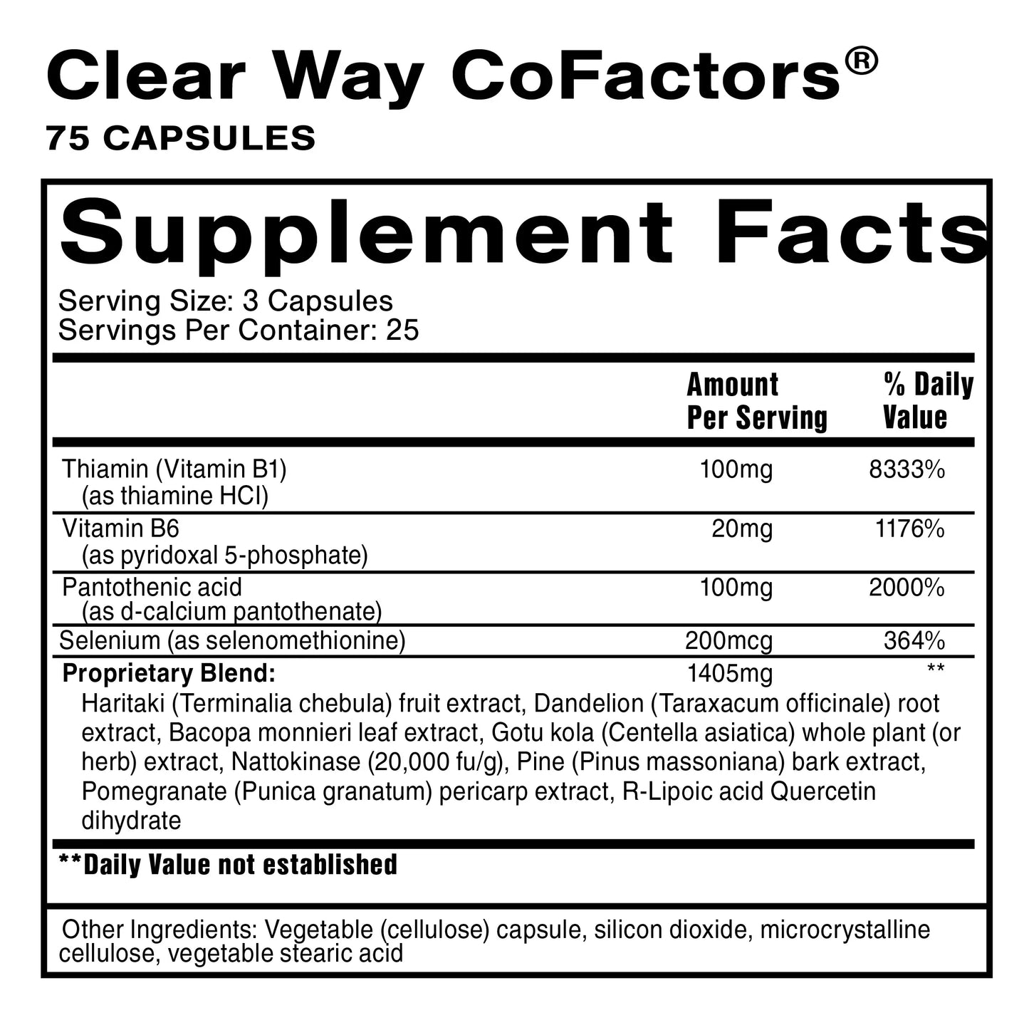 Clear Way Cofactors®