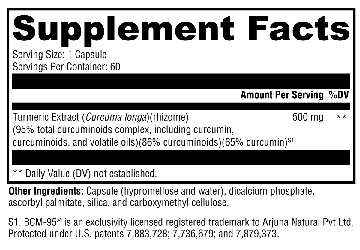 CurcuPlex-95™ – Advanced Turmeric Extract for Inflammation, Joint, and Cellular Support