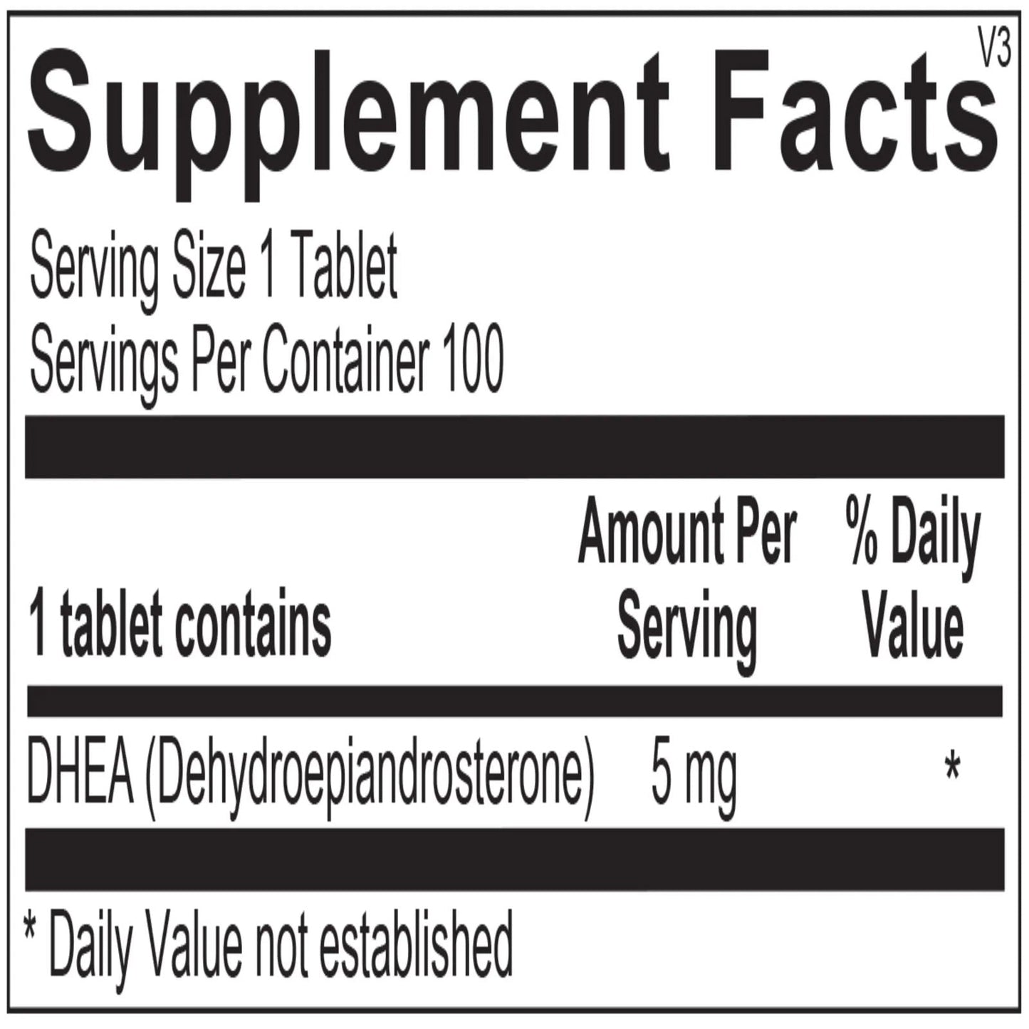 DHEA 5mg - Melcon's Pharmacy