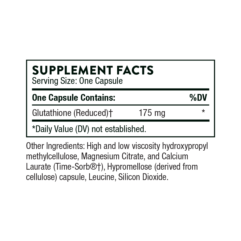 Glutathione-SR - MELCON'S PHARMACY