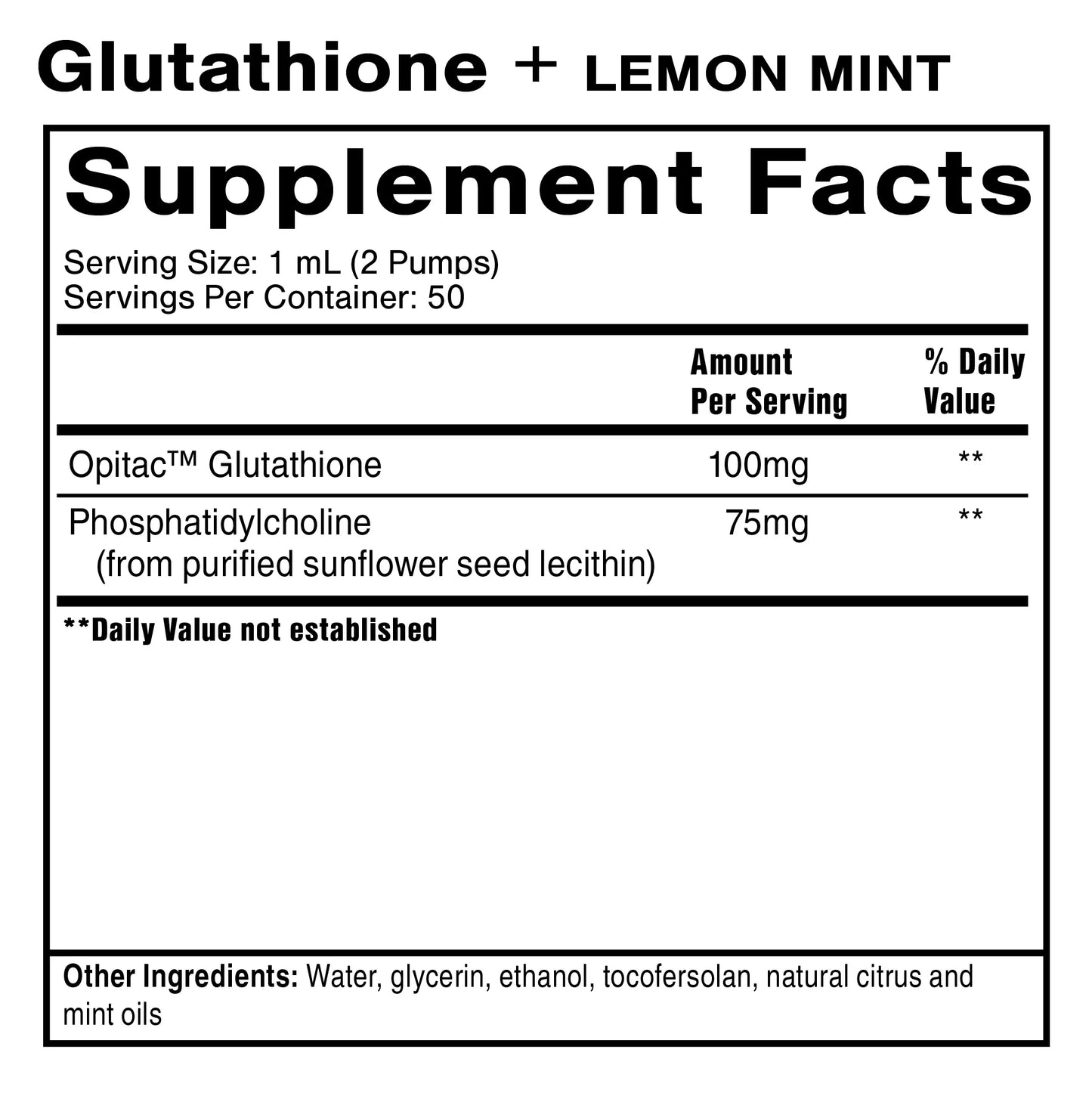 Liposomal Glutathione 50mL