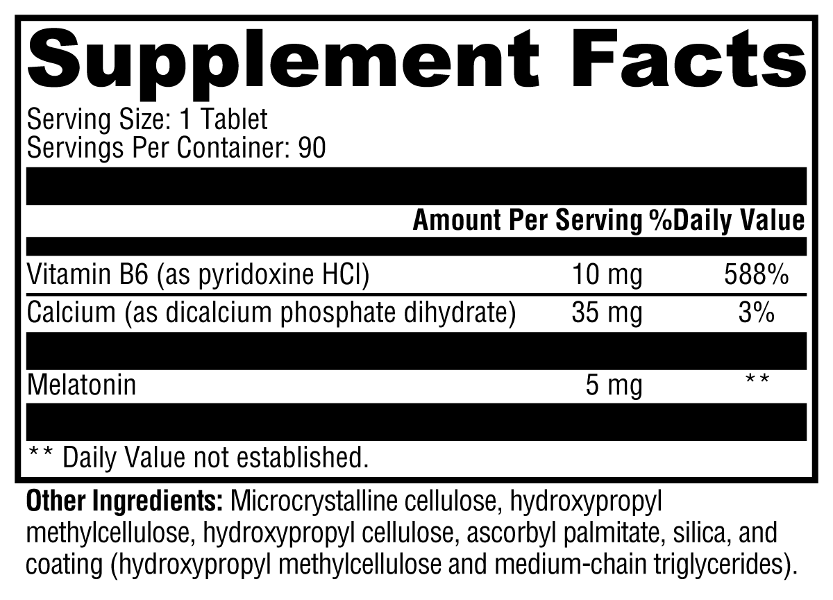 Melatonin CR – Sleep, Antioxidant & Immune Support