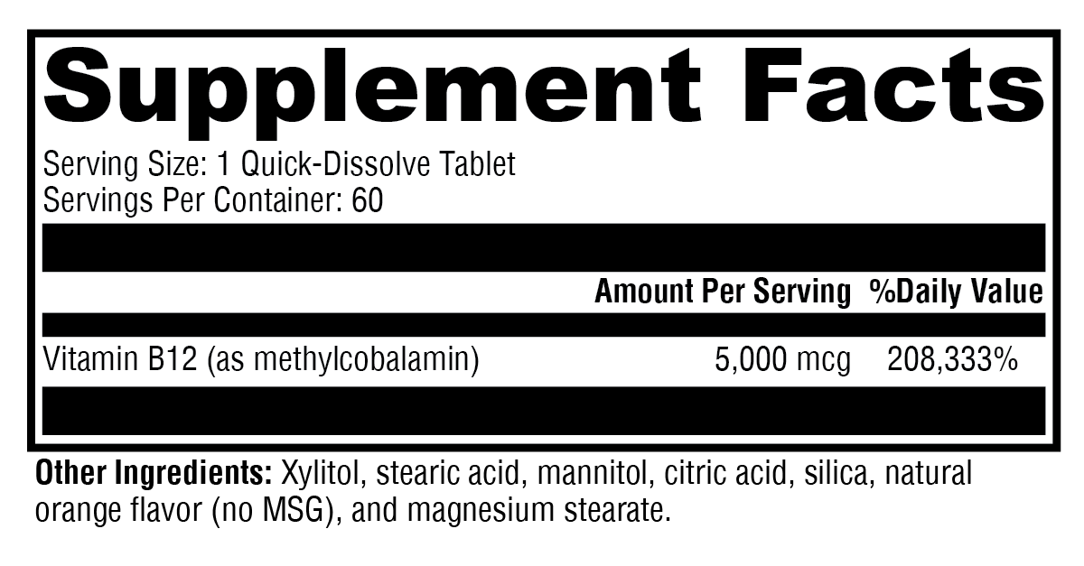 Methylcobalamin – Active Vitamin B12 for Methylation and Neurological Health